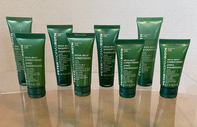 Peter Thomas Roth Mega-Rich Shampoo & Conditioner Travel sz Lot of 8 Biotin B7