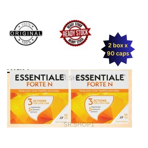 2 Box Essentiale Forte N Liver Detox & Liver Tonic Supplement Liver Maintenance