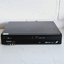 Panasonic DMR-EZ49V DVD Recorder/VCR Combi Black Tested - Read Description