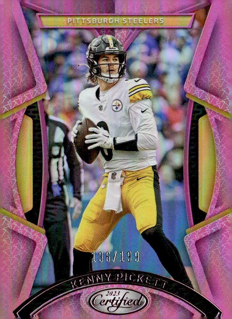 2023 Panini Certified #50 Kenny Pickett Mirror Pink #/199
