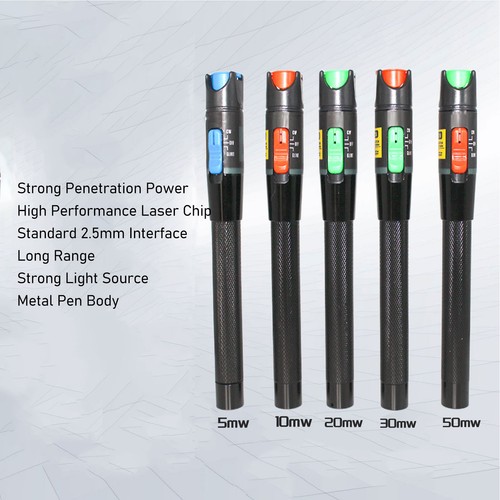 Visual Fault Locator VFL 5MW 630-670nm 2,5mm Interface LWL Test