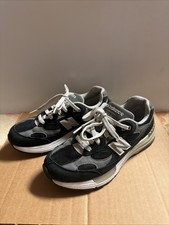 New Balance Unisex 992 Made in USA Black Grey Style M992EB Size 4.5