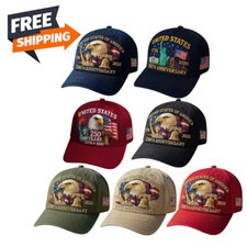 Baseball Cap USA 250th Anniversary Hat Americ...