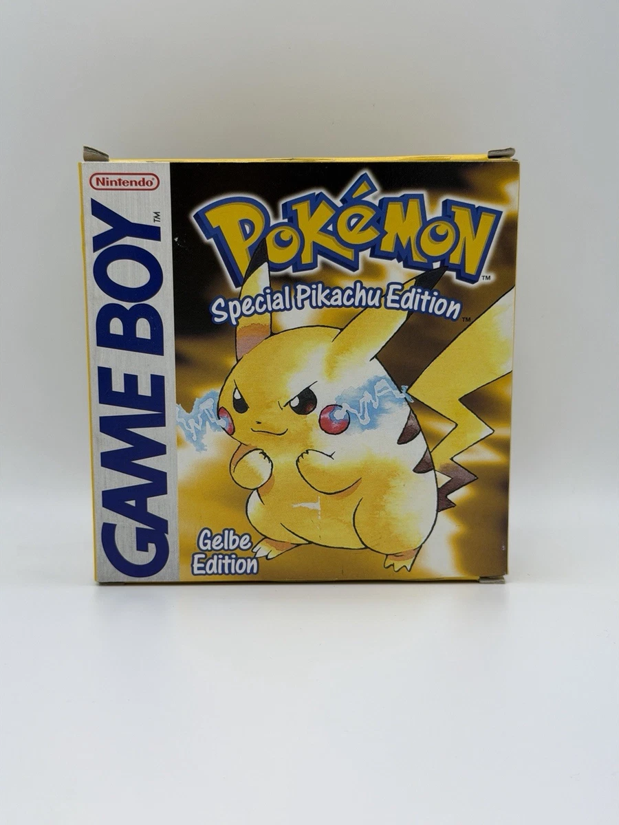 Pokémon Version Jaune – Game Boy | Édition Complète PAL FR