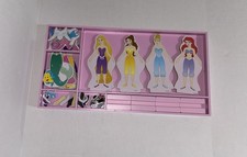 Melissa Doug Disney Princess Deluxe Wooden Magnetic Dress-Up Set VTG.