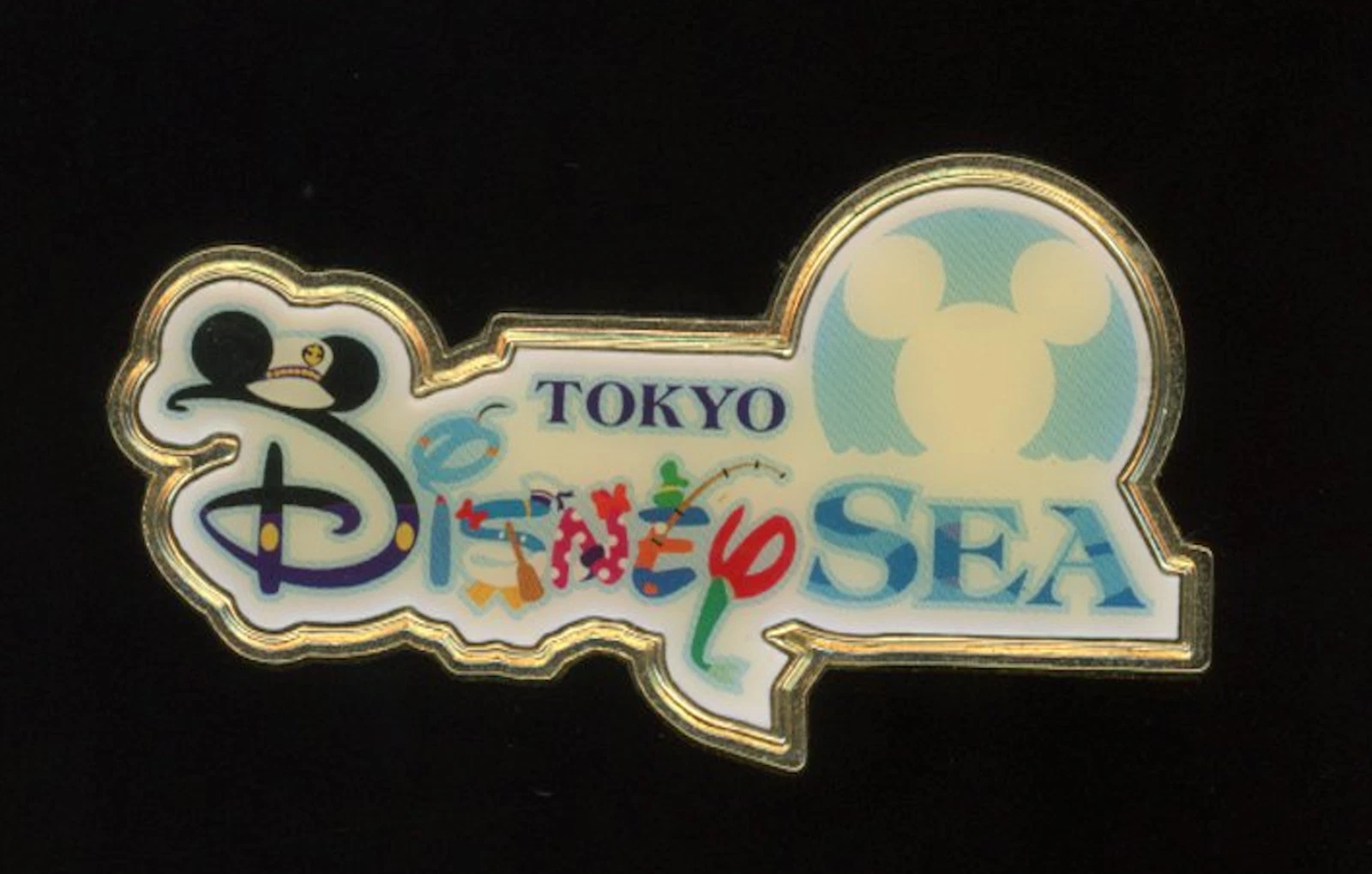 TDS Japan Tokyo Disney Sea Character Logo Disney Pin