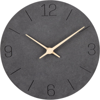 MDF Holz Wanduhr Ohne TickgeräUsche Modern 30Cm