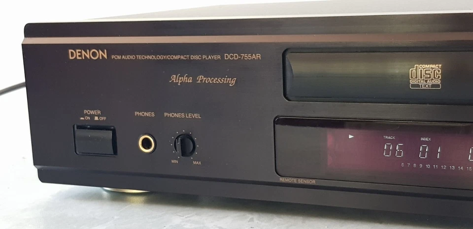 DENON DCD-755AR CD Compact Disc Player. Alpha Processing, PCM Audio Technology - image 2 of 4