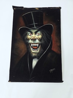 Morris Costumes Horror Paintings On Velvet & Painted By Hand