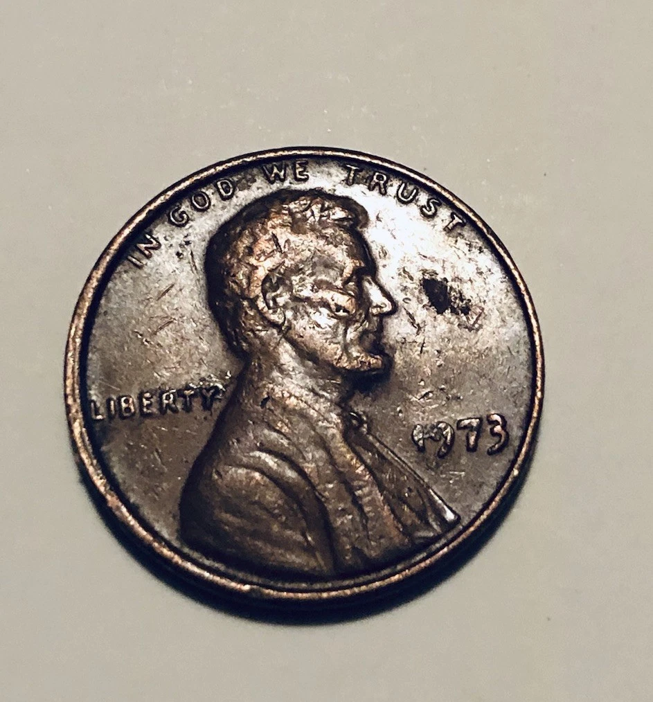 Circulated 1973 Lincoln Memorial Small Cents (1959-2008) for sale