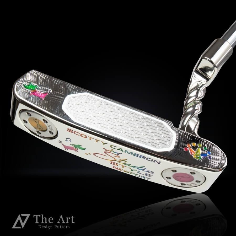 Scotty Cameron STUDIO STYLE NEWPORT Happy Dog Twist Neck Putter