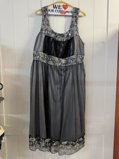 Women s R M Richards Formal Dress Silver Size 16W