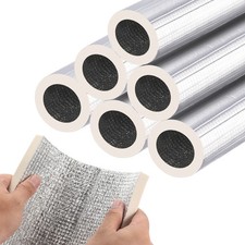 6pcs Pipe Insulation Foam Tube Self Adhesive Freeze Protection Wrap 40x4.3x7.3mm