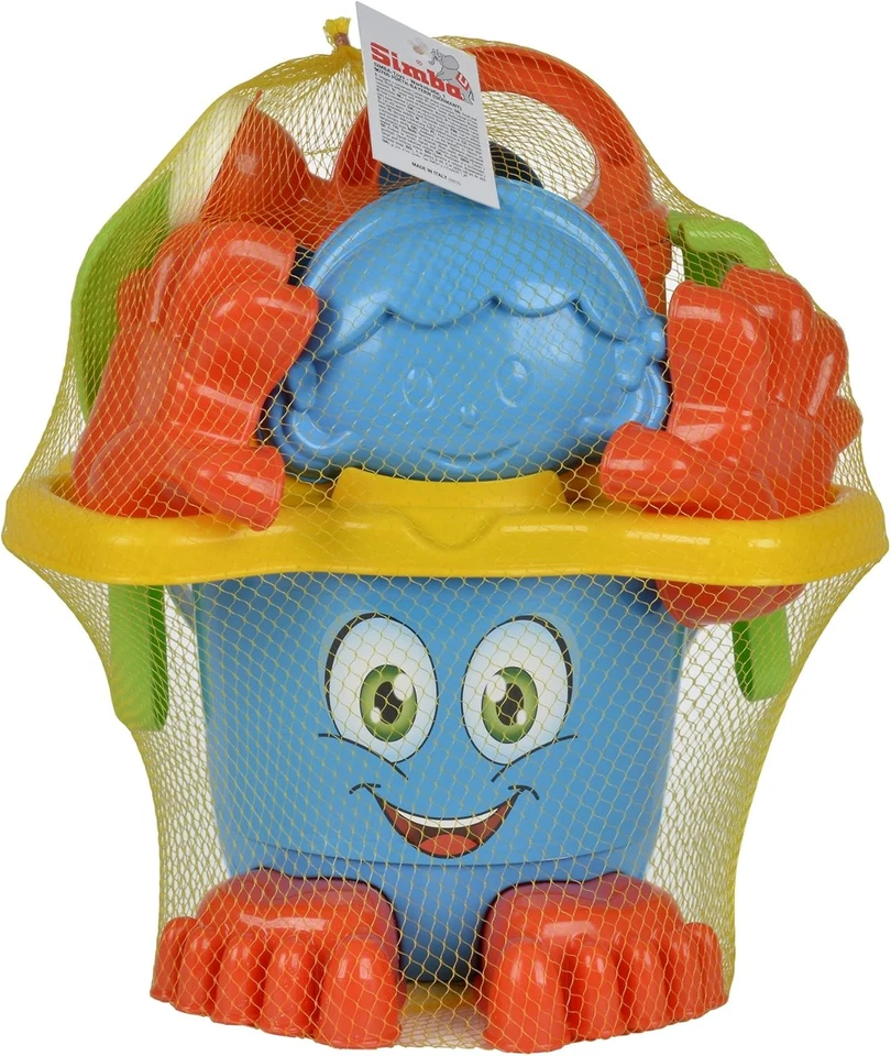 Simba Eimergarnitur mit Füßen Sandspielzeug Sandkasten Wasserspielzeug - Bild 2 von 3