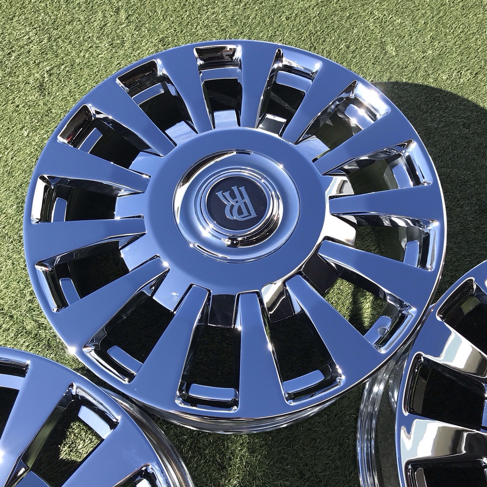 22 BENTLEY CHROME PHANTOM RIMS OEM FACTORY RIMS VIII GENUINE NEW