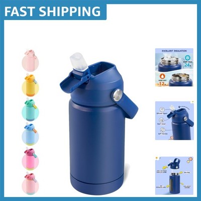12oz BPA-Free Kids Water Bottle - Leak-Proof Stainless Steel Hydration Solution