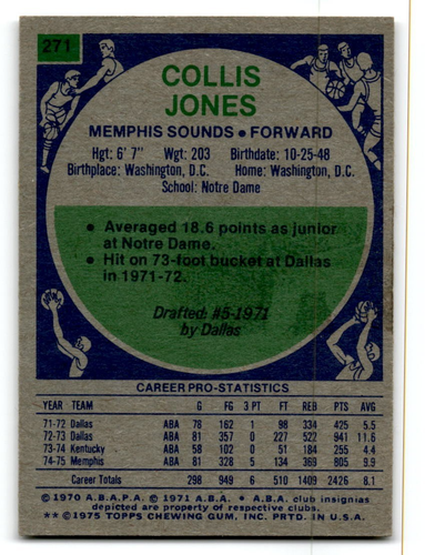 1975-76 Topps Basketball Poor to Good You Choose, Complete Your Set #1-330 - Bild 381 von 459