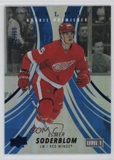 2022 Upper Deck Trilogy Rookie Premieres Blue /199 Level 1 Elmer Soderblom 1pf0