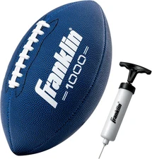 Franklin Sports Mini Grip Tech Space Lace Football Extra Grip 1000 Official Size