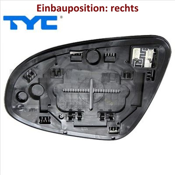 Tyc 336-0073-1 Spiegelglas FüR AußEnspiegel Rechts FüR Toyota-image