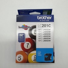 New Genuine Blue Brother LC201 Cyan Ink Cartridges MFC-J480DW MFC-J485DW. 38