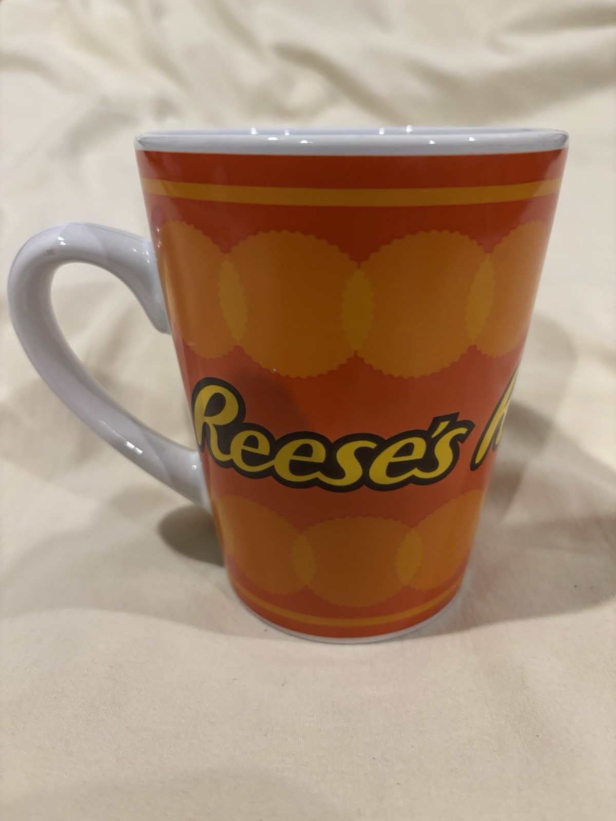 Reese's Peanut Butter Cup Coffee Mug Tea Cup Orange/Yellow B