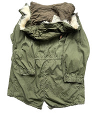 Queue M65 Parka Véritable USA Armée Capuche Doublure Ensemble Complet Neuf M Reg