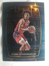 2021-22 Panini Select - Concourse Cade Cunningham #11 Blue Prizm (RC)