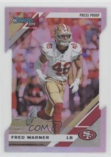 2019 Panini Donruss Press Proof Silver Die-Cut 49/75 Derrius Guice #233 0o6v