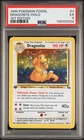 1999 POKEMON FOSSIL 1ST EDITION #4 DRAGONITE-HOLO PSA 5