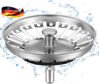 Universal Edelstahl Abflussstopfen 80-84 Mm FüR SpüLe Waschbecken Sieb