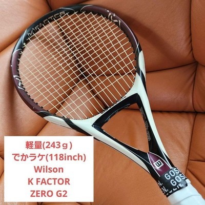Wilson K FACTOR ZERO G2 Tennisschläger leicht große Kopfgröße