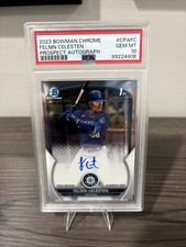 2023 Bowman Chrome Felnin Celesten Chrome Prospect Auto PSA 10 #CPA-FC