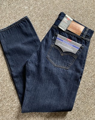 Levi 501 Selvedge Jeans Gr. 34/32 80er Jahre Bio Baumwolle Button Fly Blue Tab Neu