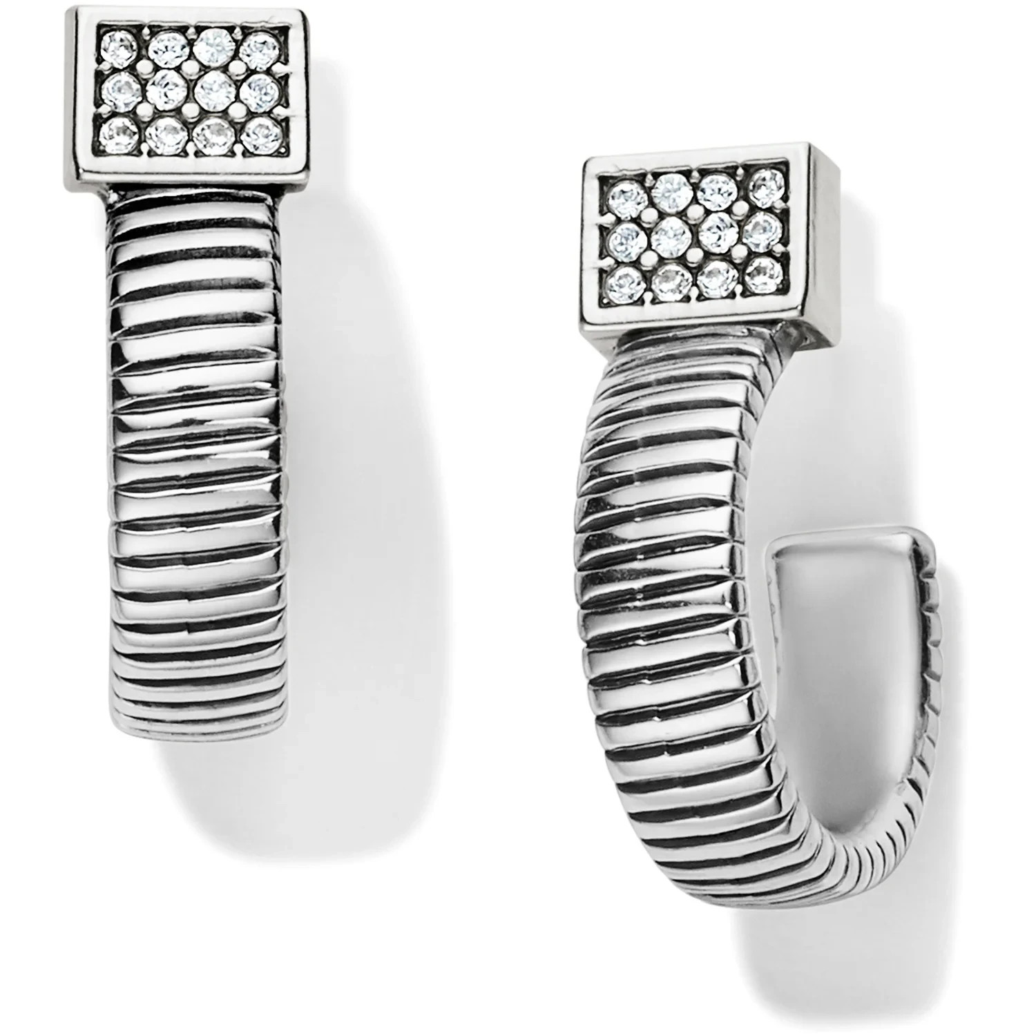 Brighton Meridian Tubogas Hoop Post Earrings NWT $62