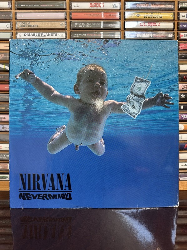Nevermind - Nirvana 1ST EUROPE PRESSING Vinyl LP | 1991 MISPRINT OG ALBUM VG++