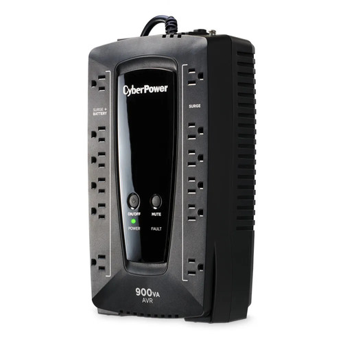 CyberPower AVRG900U AVR UPS System, 900VA/480W, czarny - certyfikowany odnowiony - Zdjęcie 2 z 6