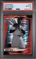2025 Panini Prizm - Monte Irvin, Monte Irvin #107 Red Prizm /299