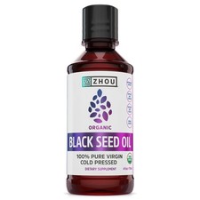 Organic Black Seed Oil - Black Cumin Seed Oil Cold Pressed, Nigella Sativa, P...