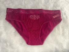 NEW Victoria's Secret Sheer Burgundy Red Hip Hugger Hipster Panty NWT