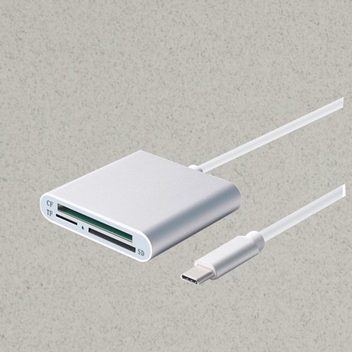 USB-C Kartenleser 3 in 1 Aluminium Super Speed Micro / / CF C - 第 11/12 張圖片
