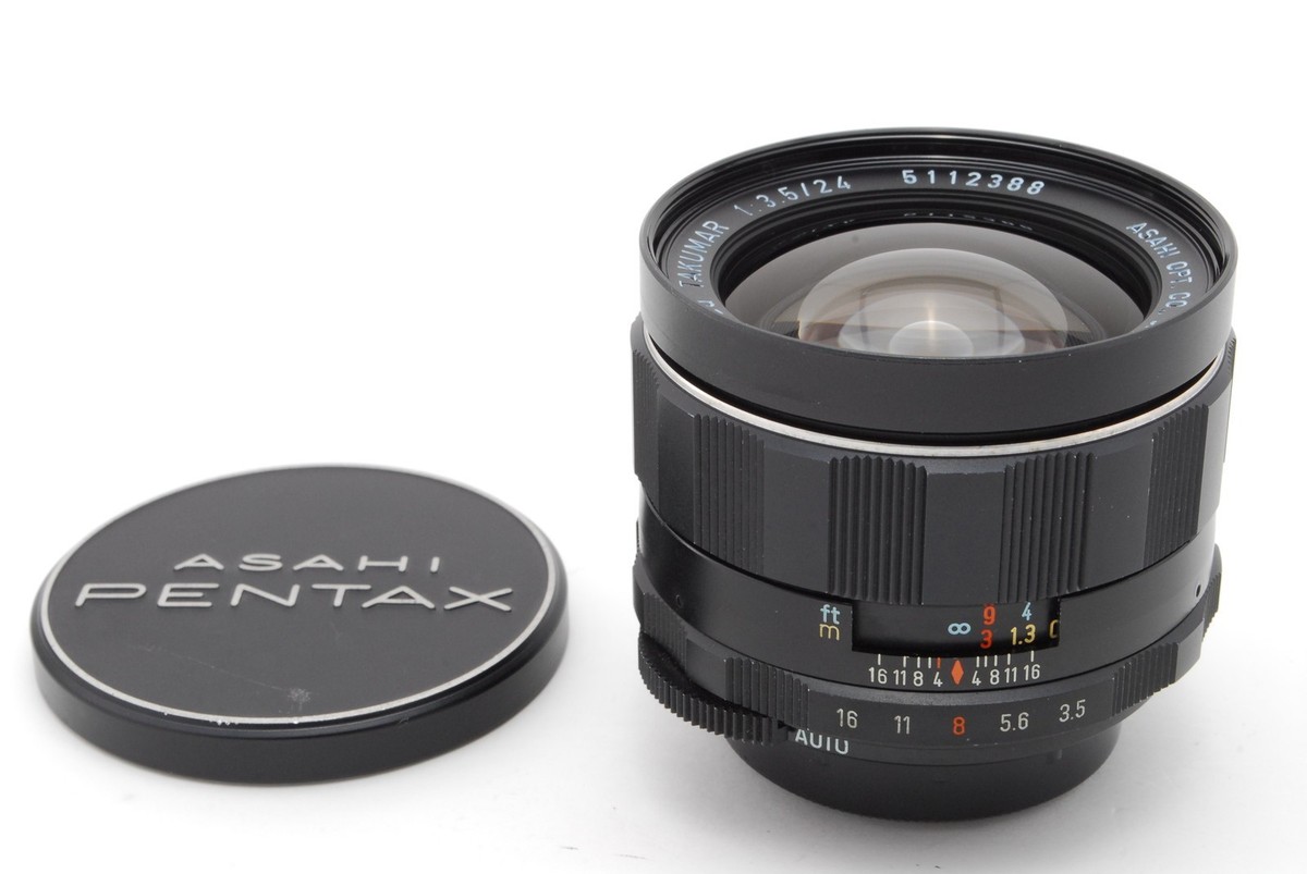 NEAR MINT】Pentax SMC Super Multi Coated Takumar 24mm f3.5