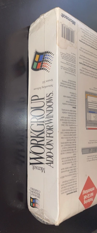 Microsoft Windows For Workgroups Operating System Version 3.11 Factory Sealed - Image 4 of 4