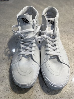 VANS Off the Wall Hi Too Size M 11.5 All White