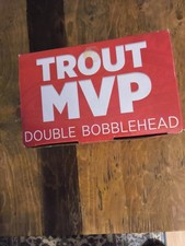 Mike Trout 2014 2016 MVP Double Bobblehead 