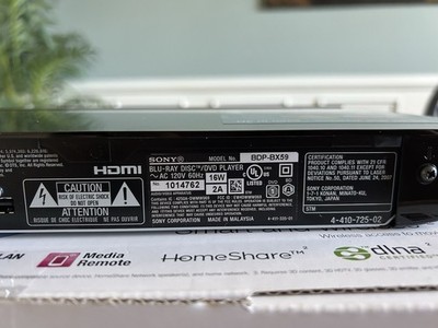 Sony BDP-BX59 Blu-Ray Player for sale online | eBay