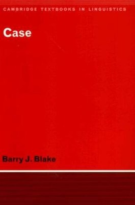 Case (Cambridge Textbooks in Linguistics) - Paperback - VERY GOOD