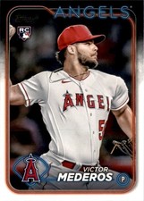 Victor Mederos 2024 Topps RC #270 Los Angeles Angels
