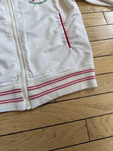 VTG 80s 90s Junior Superstars Mountain Dew Running Silks Track Jacket Youth Med - Picture 6 of 9