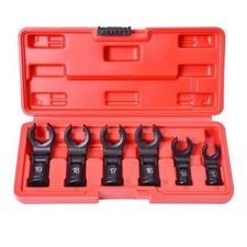 6 Piece For Flex Head Crows Foot Wrench Set for Hydraulic Line Flare Nut 1219mm